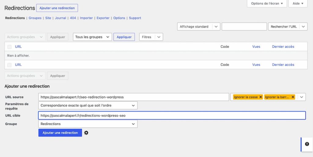 plugin redirection wordpress